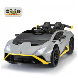 Carro Elétrico Infantil a Bateria com Controle Remoto e Alta Velocidade em Deriva 10 km/h, 24V, TOBBI Lamborghini STO