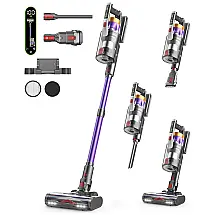 Aspirador de Pó NADALY sem Fio, Novo Modelo 2025 com 580W, 48KPA, 65 Minutos de Autonomia, Leve, Autônomo - Ideal para Casa