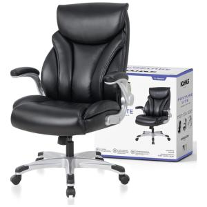 Cadeira de Escritório Executiva e Moderna, Nouhaus, Preta