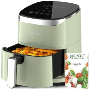 Fritadeira Elétrica AirFryer 4.2L com Painel Digital e Temperatura Ajustável, 110v, FABULETTA FAF001, Preto