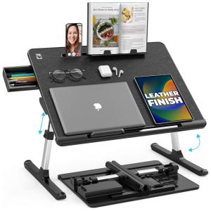 Mesa para laptop dobrável ajustável XL Desk PRO, COOPER CASES CPR221BLK100, Preto