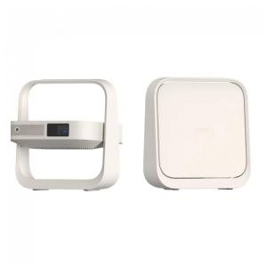 Projetor portátil XGIMI Elfin Flip Plus 1080p 500 lúmens ISO Google TV Netflix licenciada base ajustável compacto 110V