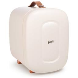 Mini Geladeira para Skincare 5 Litros, 12V, 110v, QUBI , Rosa chiclete