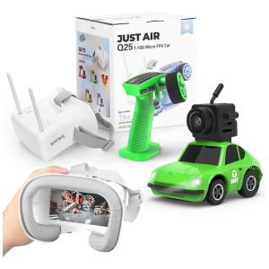 Mini Carrinho de Controle Remoto 2.4 GHz com Câmera e Óculos FPV para Adultos, SNICLO, Verde
