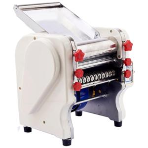 Máquina de Macarrão Elétrica, Aço Inox, 550W, 110v, MINNEER, Bege