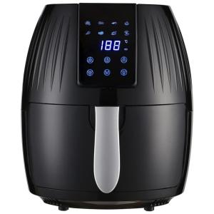 ONLY Fritadeira Elétrica AirFryer 4L com 8 Funções e Controle Digital LCD, 110V 1300W, IFAMILY, Preto