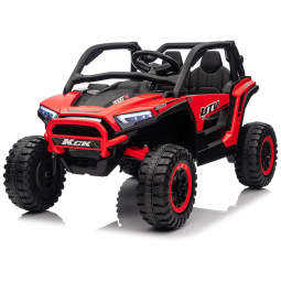 Carro Elétrico Infantil, Jeep UTV com Controle Remoto, Amortecedores, Música via Bluetooth, Porta USB, Slot para Cartão TF e AUX, 24V