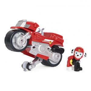 Moto Pups Marshall's Deluxe com Cavalinho e Figura para Crianças Acima de 3 Anos, Patrulha Canina