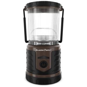 Lanterna LED 600 Lúmens Luz 360 Resistente a Água e Queda Bateria Extra