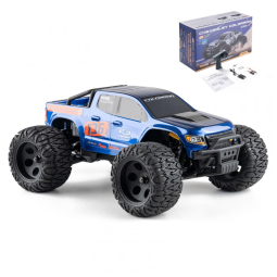 Carrinho de Controle Remoto Off Road com Bateria de 900mAH, BEEZRC 4X4 FMT24 RTR, Azul