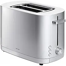 Torradeira Elétrica 2 Fatias com 7 Níveis de Tostagem em Aço Inoxidável, 110V 1000W, ZWILLING, Prata