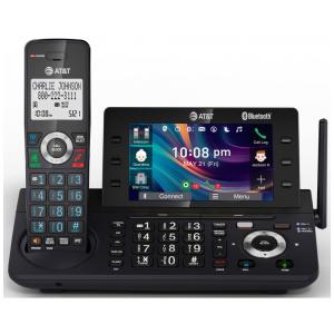 Telefone Sem Fio AT&T DLP73190 Grafite/Preto 1 Handset DECT 6.0 com Tela Colorida 5", Bloqueador Inteligente, Connect to Cell Bluetooth