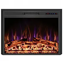 Lareira Elétrica RODALFLAME 84x63cm 1500W Chamas 3 Cores Embutir 110V