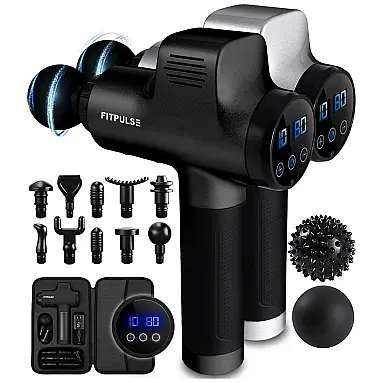 FITPULSE Massageador Pistola Elétrico Profissional