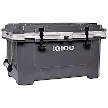 Cooler Térmico 70L com Inibidores de Raios UV e Tecnologia de Resfriamento, IGLOO, Cinza