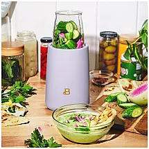 Liquidificador pessoal 12 peças Beautiful by Drew Barrymore 240W lavanda fosco 110V