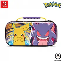 Case rígido PowerA Protection Case para Nintendo Switch Pikachu vs Gengar compatível com Switch, Switch OLED e Switch Lite