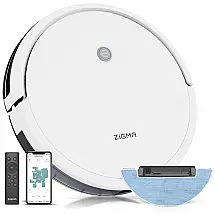 Aspirador de Pó Robô com Mapeamento Multinível e Sucção Forte 4000PA, 110V, Zigma, Branco