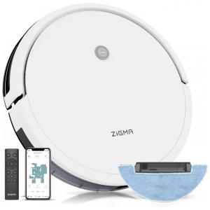 Aspirador de Pó Robô com Mapeamento Multinível e Sucção Forte 4000PA, 110V, Zigma, Branco