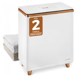 Aquecedor de Toalha Elétrico Para 2 Toalhas Grandes com Fragrância Personalizada e Desligamento Automático, 110V SereneLife SLTLR150