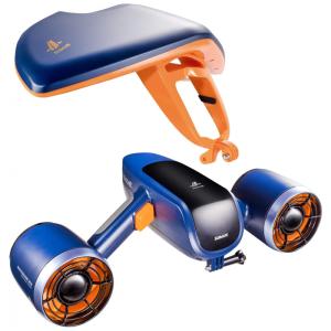 SUBLUE Scooter Propulsor Aquático de Mergulho com 2 Motores, Compatível com Câmera, 110v, WINDEK, Azul