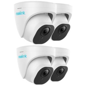Câmeras de Segurança 5MP PoE IP 720p, 4 PCS, REOLINK, Branco