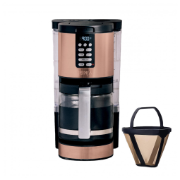 Cafeteira Programável até 14 Xicaras com 2 Programas, Ninja DCM201CP, 110V, Bronze
