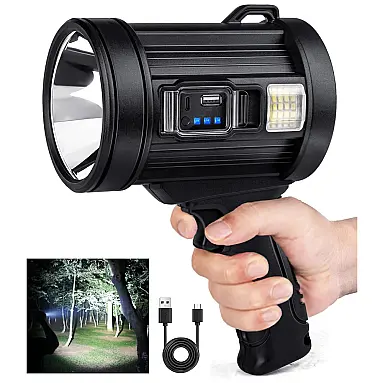 Lanterna LED Recarregável, 12 Horas