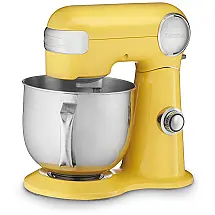 SM 50Y Batedeira de Bancada 4L com 12 Velocidades, Aço Inoxidável, 500W, Amarela, 110v, CUISINART, Amarelo