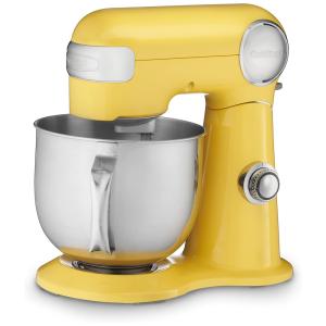 SM 50Y Batedeira de Bancada 4L com 12 Velocidades, Aço Inoxidável, 500W, Amarela, 110v, CUISINART, Amarelo