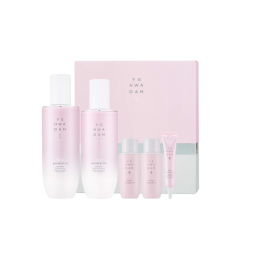 Kit Skincare Completo para Cuidados com a Pele Revitalizante, 5 Produtos, THE FACE SHOP, Rosa