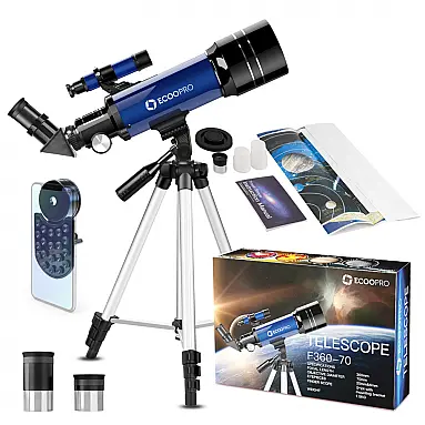 Telescópio Astronômico 51x128 com Tripé