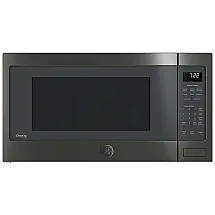 Micro Ondas de Bancada 62 Litros com Controle Digital Multifuncional, 110V 1100W, GE PES7227BLTS, Cinza Escuro