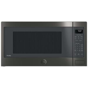 Micro Ondas de Bancada 62 Litros com Controle Digital Multifuncional, 110V 1100W, GE PES7227BLTS, Cinza Escuro