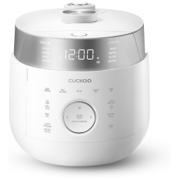 Panela de Arroz CUCKOO CRP-LHTR0609FW 6 Xícaras (Cru), 12 Xícaras (Cozido), Aquecimento por Indução, 16 Modos, Voz, Auto-Limpeza