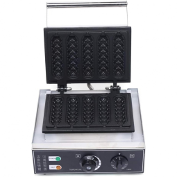 Máquina de Hot Dog Profissional até 6un Por Vez em Aço Inoxidável, 110V 1500W, TFCFL, Prata