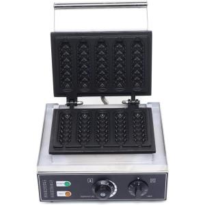 Máquina de Hot Dog Profissional até 6un Por Vez em Aço Inoxidável, 110V 1500W, TFCFL, Prata