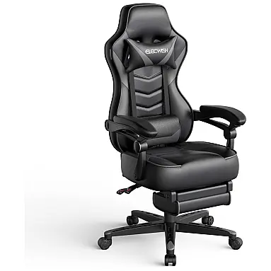 Cadeira Gamer, Couro PU, Ergonômica,