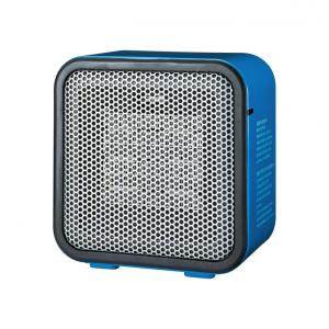 Mini Aquecedor Elétrico Portátil e Pessoal Cerâmico, 110V 500 Watts, Amz, Azul