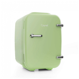 Mini Geladeira para Skincare 4 Litros Portátil, 12V, 110V, CAYNEL, Verde
