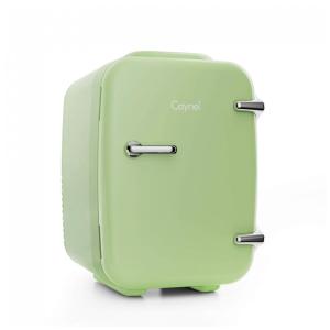 Mini Geladeira para Skincare 4 Litros Portátil, 12V, 110V, CAYNEL, Verde