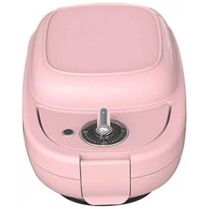 Sanduicheira Elétrica Antiaderente 1 Fatia, Aço Inox, 110v, ZHDWOALG 666 254 124, Rosa