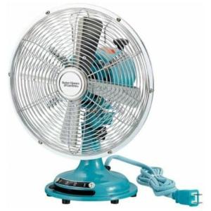 Ventilador de Mesa Retrô Better e Homes com 3 Velocidades, 110V Azul