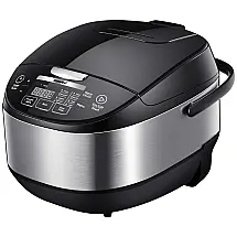 Panela elétrica de arroz com cozimento lento, vapor, refogue, máquina de iogurte, COMFEE MB FS5077, Preto
