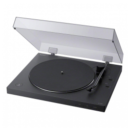 Vitrola Toca discos de vinil sem fio PS LX310BT Totalmente Automático com Bluetooth e saída USB, 110v, SONY PSLX310BT, Preto