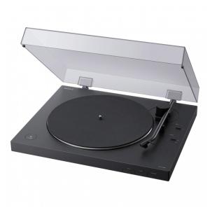Vitrola Toca discos de vinil sem fio PS LX310BT Totalmente Automático com Bluetooth e saída USB, 110v, SONY PSLX310BT, Preto