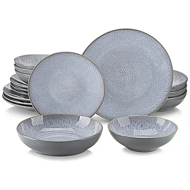 Conjunto de Pratos e Bolws