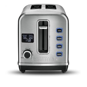 Torradeira Elétrica 4 Fatias 6 Níveis de Tostagem em Aço Inoxidável com Visor LED, 110V 800W, Gourmia GDT2650, Prata