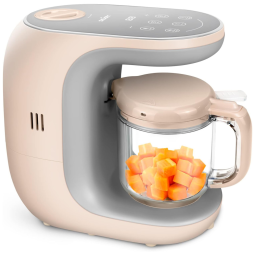 Processador de Alimentos para Bebês com Controle Digital, 110V Sejoy, Rosa