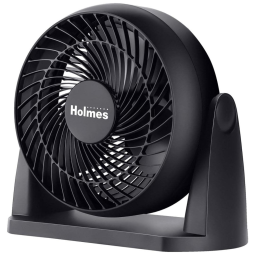 Ventilador de Mesa com 3 Velocidades, Inclinação Ajustável de 90 e Controle Remoto, 110V 40W, HOLMES, Preto